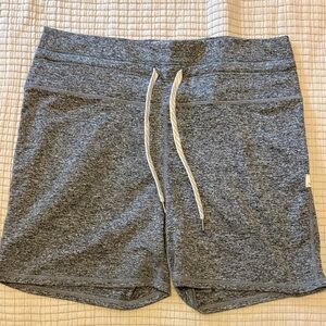 Vuori Heathered Gray Performance Shorts